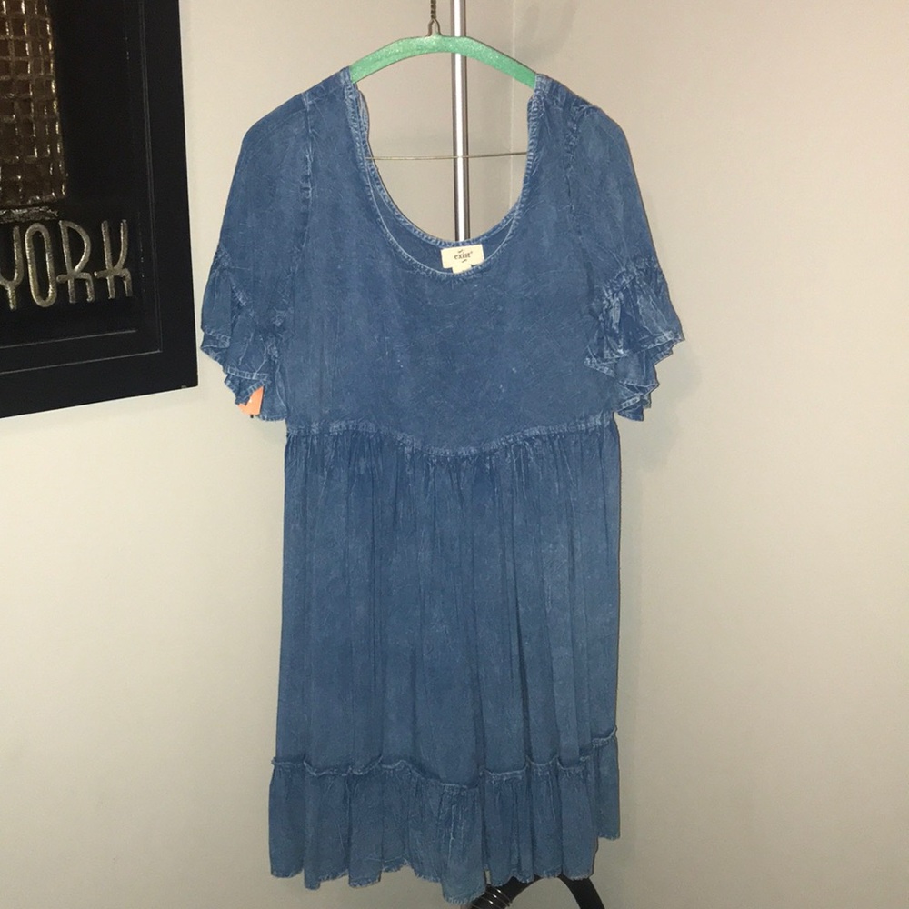 Demin Sleeved Dress